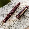 Tibaldi Bononia Limited Edition Vintage Pomegranate Fountain Pen, 18k Nib