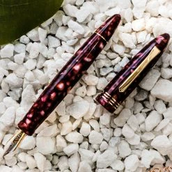 Tibaldi Bononia Limited Edition Vintage Pomegranate Fountain Pen, 18k Nib