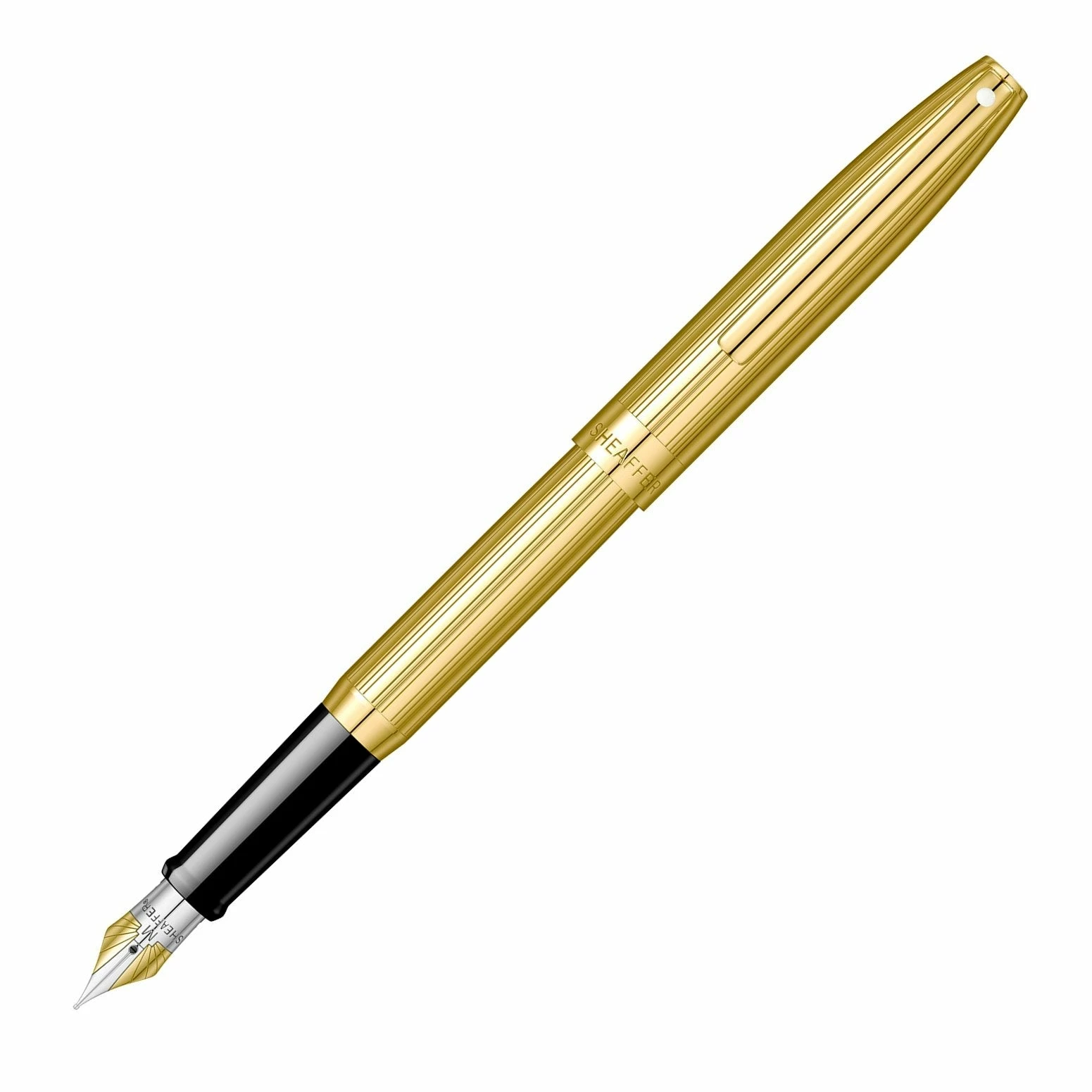 Sheaffer Sagaris Fountain Pen, Fluted Gold, Medium Nib 1 Sheaffer Sagaris Fountain Pen, Fluted Gold, Medium Nib