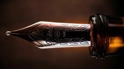 Stipula Limited Edition Facetted Fountain Pen, Wild Honey, 14K Gold Nib -Sheaffer Shop st3