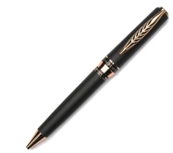 Pineider Alchemist Zeolite Ballpoint Pen, Stromboli Black