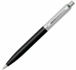 Sheaffer Sentinel Signature Ballpoint Pen, Black & Engraved Chrome